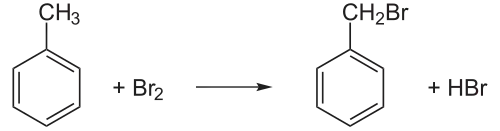 Synthese von Benzylbromid
