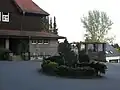 Blick auf den Eingang zum Garten
