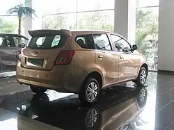 Heckansicht Datsun GO+
