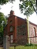 St.-Georgs-Kirche in Daukšiai, erbaut von 1860 bis 1864