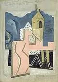 1922: „Steeple and Street“ (Hirshhorn Museum and Sculpture Garden, Washington, DC.)