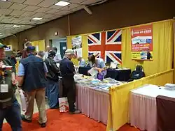 Stand der RSGB auf der amerika­nischen Amateur­funk­messe Hamvention in Dayton (Ohio) (Mai&nbsp;2011)