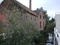 Seitenansicht der De Graevesmolen in Mere
