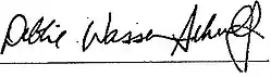 Wasserman Schultz’ Unterschrift