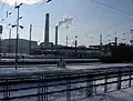 Bahnsteigansicht im Bahnhof Debrecen (2006)