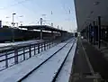 Bahnsteigansicht im Bahnhof Debrecen (2006)