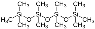 Strukturformel von Decamethyltetrasiloxan