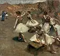 Edgar Degas: Danseuses sur la scène, um 1889