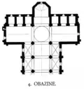 Grundriss der Kirche