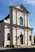 Portal der Kirche St. Marcel in Delsberg