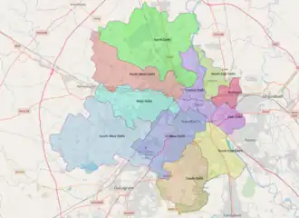 Distrikte in Delhi