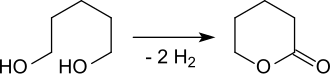 Oxidation von 1,5-Pentandiol zu delta-Valerolacton