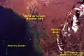 Satellitenbild des Saloum-Nationalparks