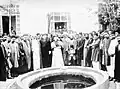 Der amerikanische Botschafter Charles W. Russell und seine Frau besuchen den Demokratischen Club in Teheran, 1911