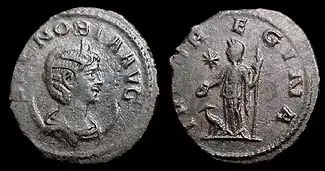 Denarius der Zenobia