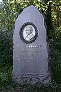 Arnold-Bürkli-Gedenkstein im Arboretum Zürich