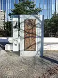 Hinweistafel am einstigen Standort