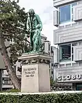 Pestalozzi-Denkmal von Hugo Siegwart in der Pestalozzi-Anlage in Zürich