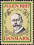 Holbøll auf der däni­schen Weihnachts­marke des Jahres 1927