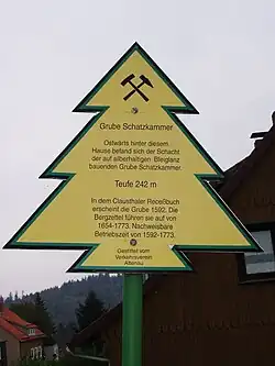 Grube Schatzkammer, Schatzkammer Gang, Altenau