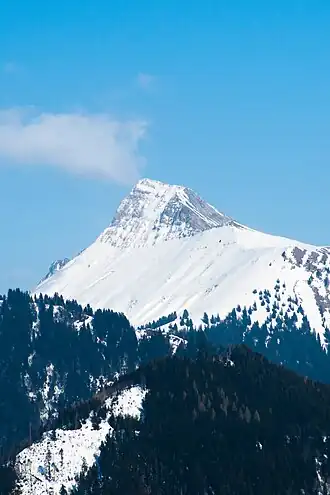 Ansicht von Les Pléiades (Westseite)
