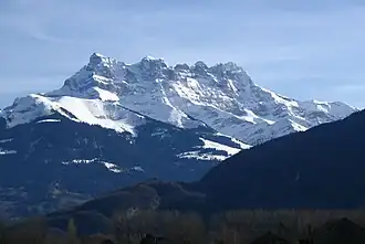 Dents du Midi, Nordwestansicht