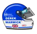 Warwicks Helm im Jahr 1985
