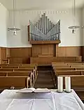 Blick zur Orgel