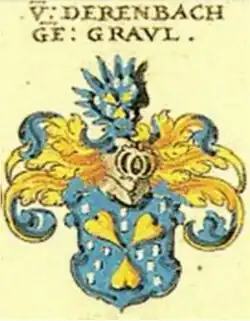 Wappen: „von Dernbach gen.Graul“ nach Siebmachers Wappenbuch von 1605
