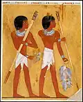 Wandmalerei aus Kenamuns Grab, Metropolitan Museum of Art, New York City (Inventarnummer 30.4.67)