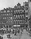 Die Nikolaistraßenseite 1880