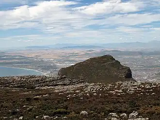 Blick auf den Devil’s Peak