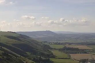 Sicht auf die South Downs von Devil’s Dyke