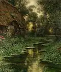 Diane’s Cottage im Sonnenuntergang.