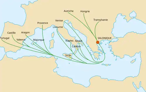 Jüdische Emigration nach Thessaloniki
