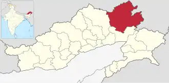 Lagekarte des Distrikts