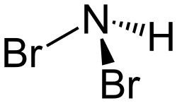 Strukturformel von Dibromamin