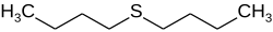 Strukturformel von Dibutylsulfid