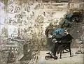 Dickens's Dream (Dickens‘ Traum), von Robert William Buss