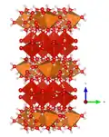 Mit Blickrichtung parallel zur a-Achse