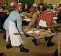 Die zwei Träger und dahinter die Braut