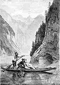 Brautfahrt auf dem Königssee, Gartenlaube, 1876