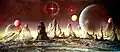 Die Planeten. (G. Holst)1995 70X15 Meter