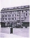 Häusergruppe «Am Viadukt», Gartenfassade Pelikanweg 3/5/7