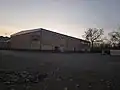 Die Turnhalle des Rudi-Stephan-Gymnasiums und seiner Ganztagsschule
