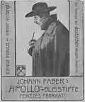 Anzeige für Johann Faber's Apollo Bleistifte.