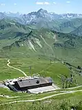 Bergstation der Seilbahn