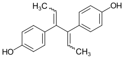 Strukturformel von Dienöstrol