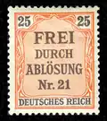 25 Pfg; Michel-Nr.: 6