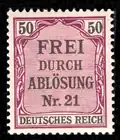 50 Pfg; Michel-Nr.: 8